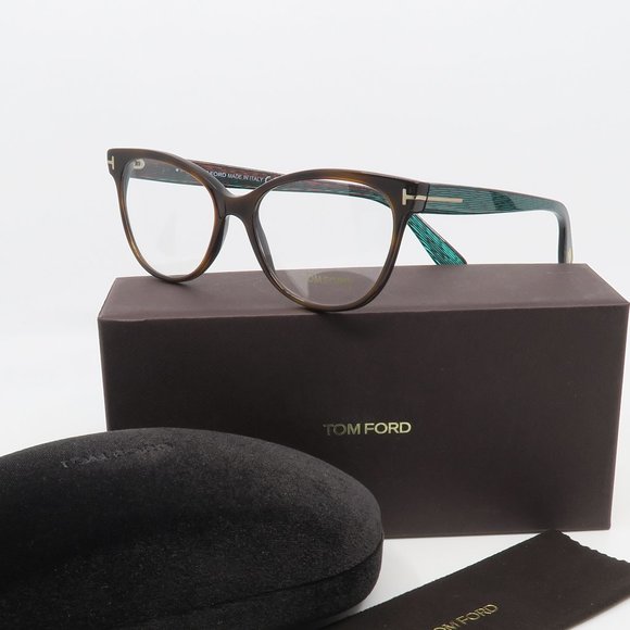 Tom Ford Accessories - Tom Ford TF5291 052 New Tortoise / Blue Light Block Eyeglasses 55mm with box